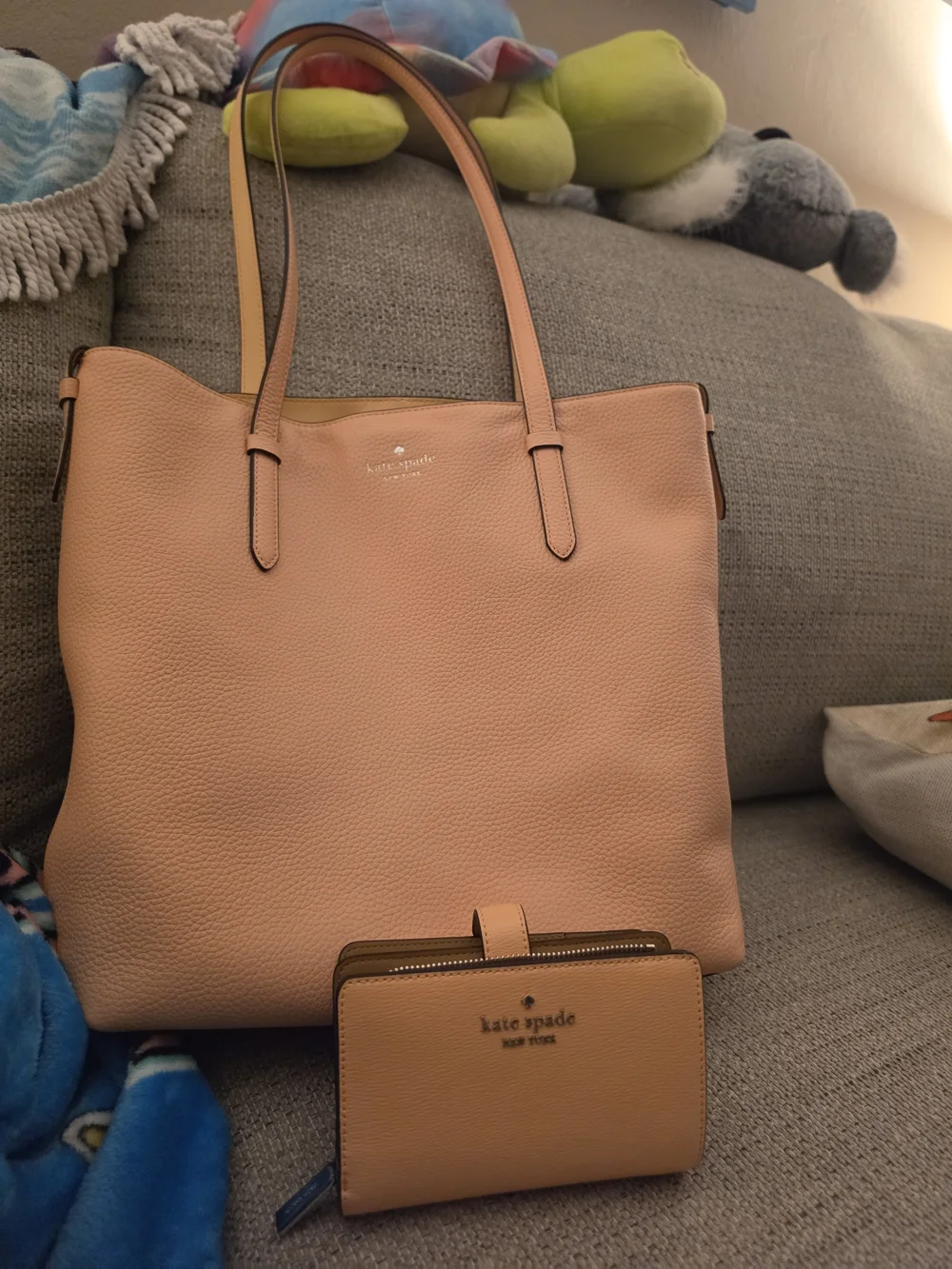 Kate Spade Women’s Citrus Glaze Medium Leather Tote with Matching Wallet NWOT